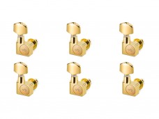 Schaller Original F-Series Standard 21,7 Guitar Tuners Gold Set 6L 10560520.01.36